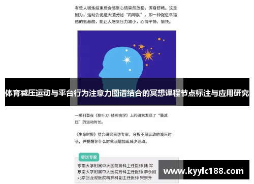 体育减压运动与平台行为注意力图谱结合的冥想课程节点标注与应用研究